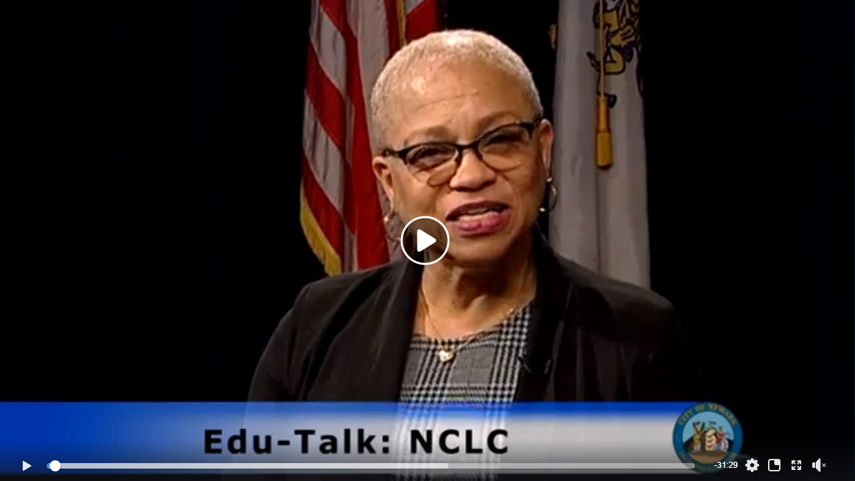 NCLC Featured on City of Newark’s EduTalk