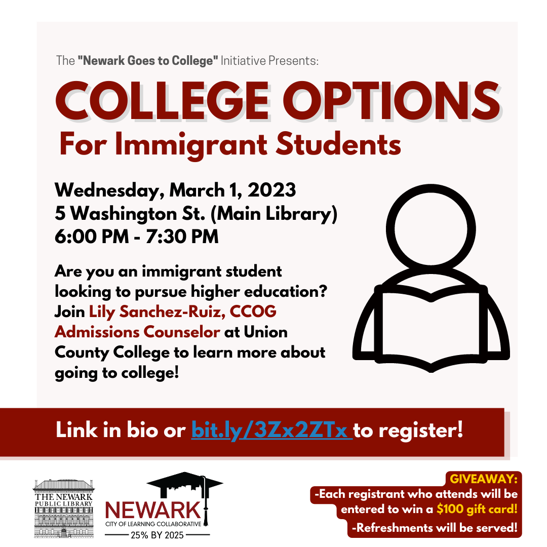 [Past Event] College Options for Immigrant Students (3/1/2023)